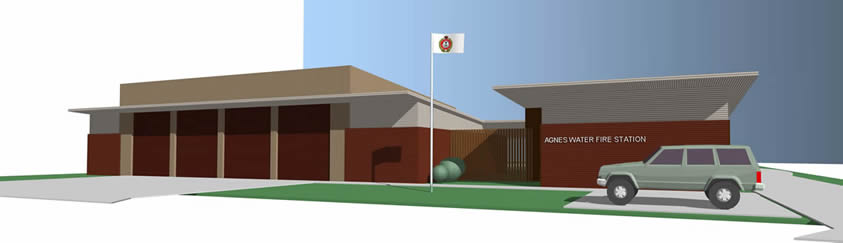 Concept design - Agnes Waters Auxilliary Fire Station